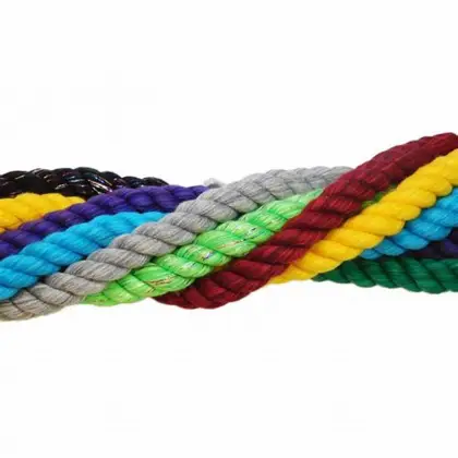 16mm soft nature cotton twisted rope