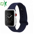 Bandas de reloj de silicona simples de Apple Sports Iwatch pulseras