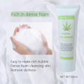 CBD hydrating face hemp facial cleanser