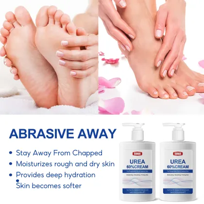 Private Label Urea 60% Foot Cream - Repair Cracked Heels 200ml Massage Cream