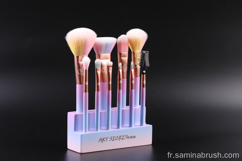 Brosse de maquillage respectueuse de l'environnement