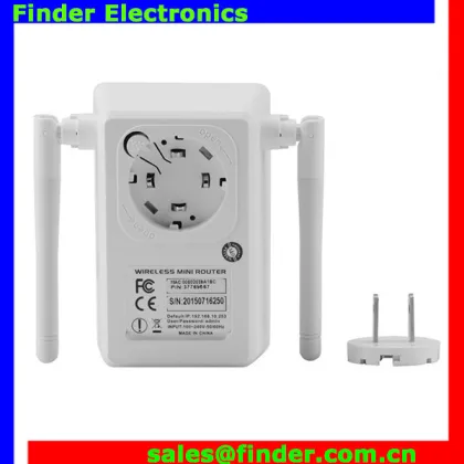 Long Range 300Mbps WiFi Repeater (110/220V) - Wi-Fi Signal Extender