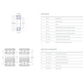 Roulement à billes SKF 7008 Roueur à billes de contact angulaire