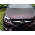 matte metallic black purple car vinyl wrap