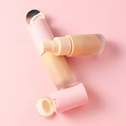 Private Label Luxury Pink Liquid Foundation Concealer with Full Coverage