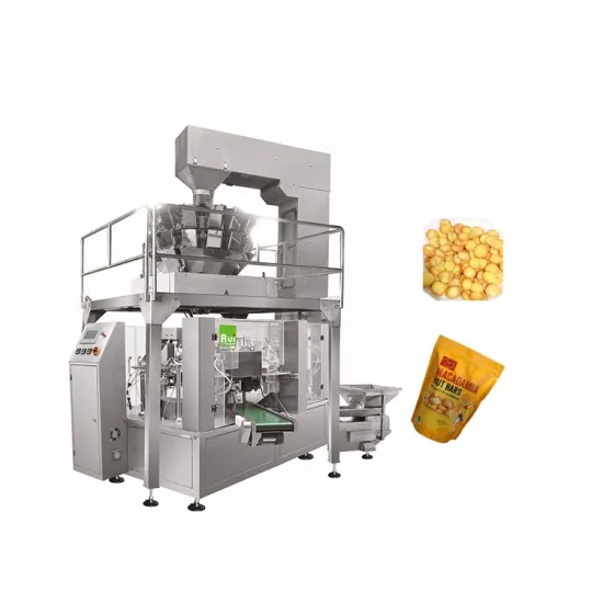 Automatic R8-300 Doypack Zipper Bag Packing Machine for Nuts and Grains