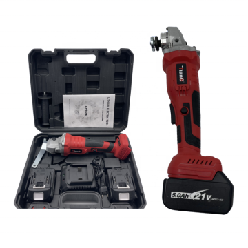 High-Power Rechargeable Brushless Angle Grinder: A Cordless Portable Polisher for Metal Rust Removal and Cutting