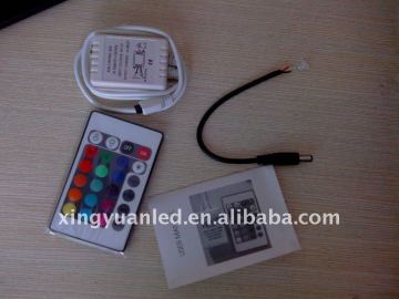 5x 5M 5050 SMD 300 LED RGB Waterproof Strip Light+Remote Control Car Boat 12V