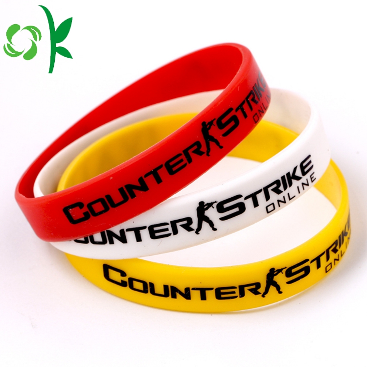 Personalized Custom Silicone Bracelet Has Several Color