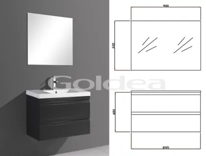 Polyurethane Finish Vanity Cabinets Millwork Plant