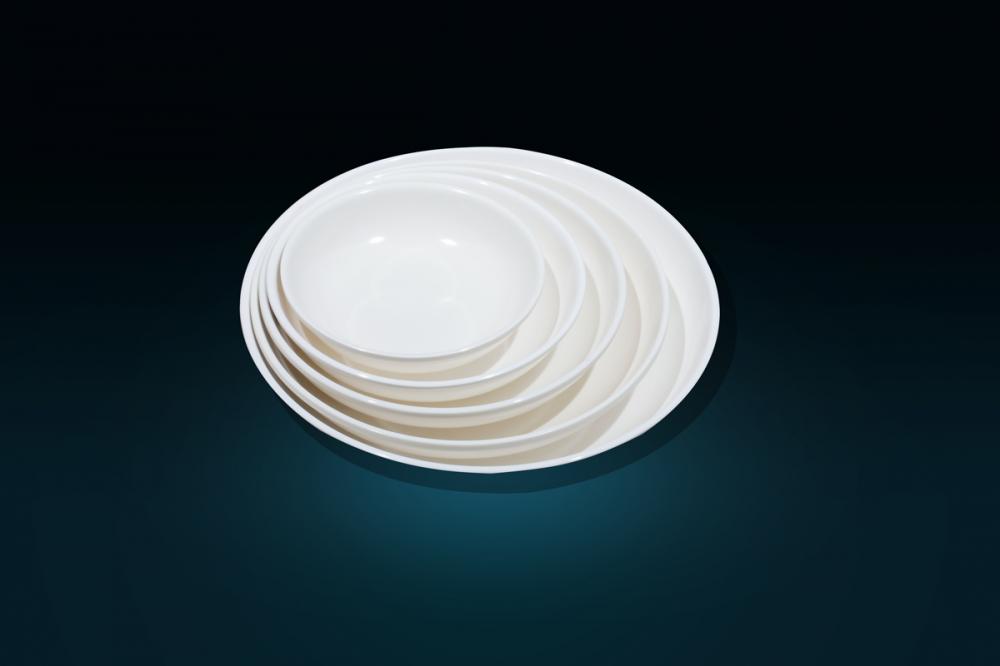 9 Inch Melamine Round Deep Dinner Plate