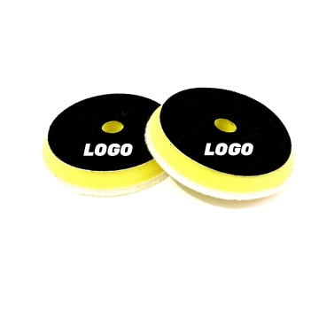 Customized 6 Inch Fine Grade DA Short Wool Buffing Pad Merino Wool Polishing Pad