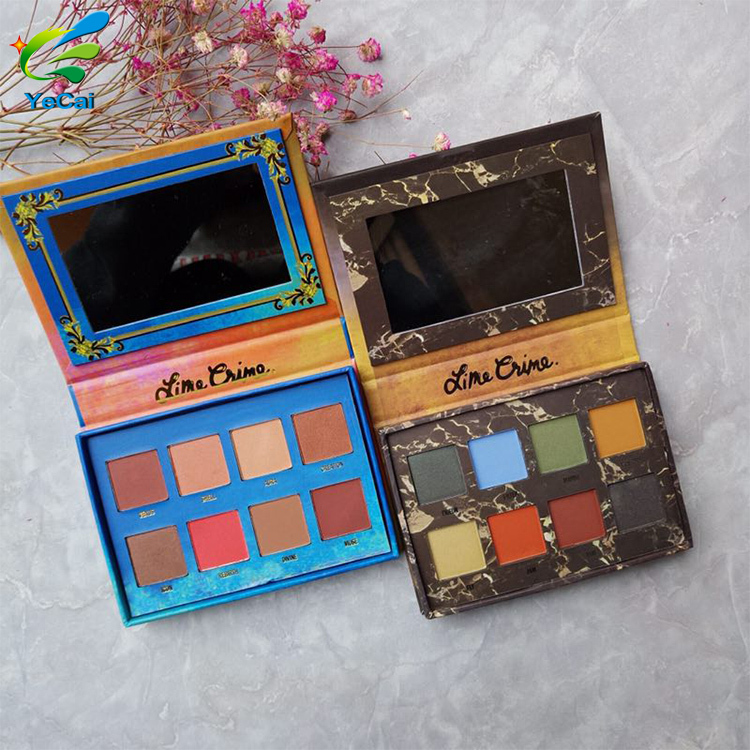 Free sample high quality cosmetic makeup palette empty private label eyeshadow palette