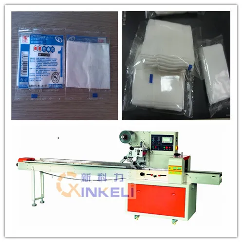 Medical gauze packaging machine