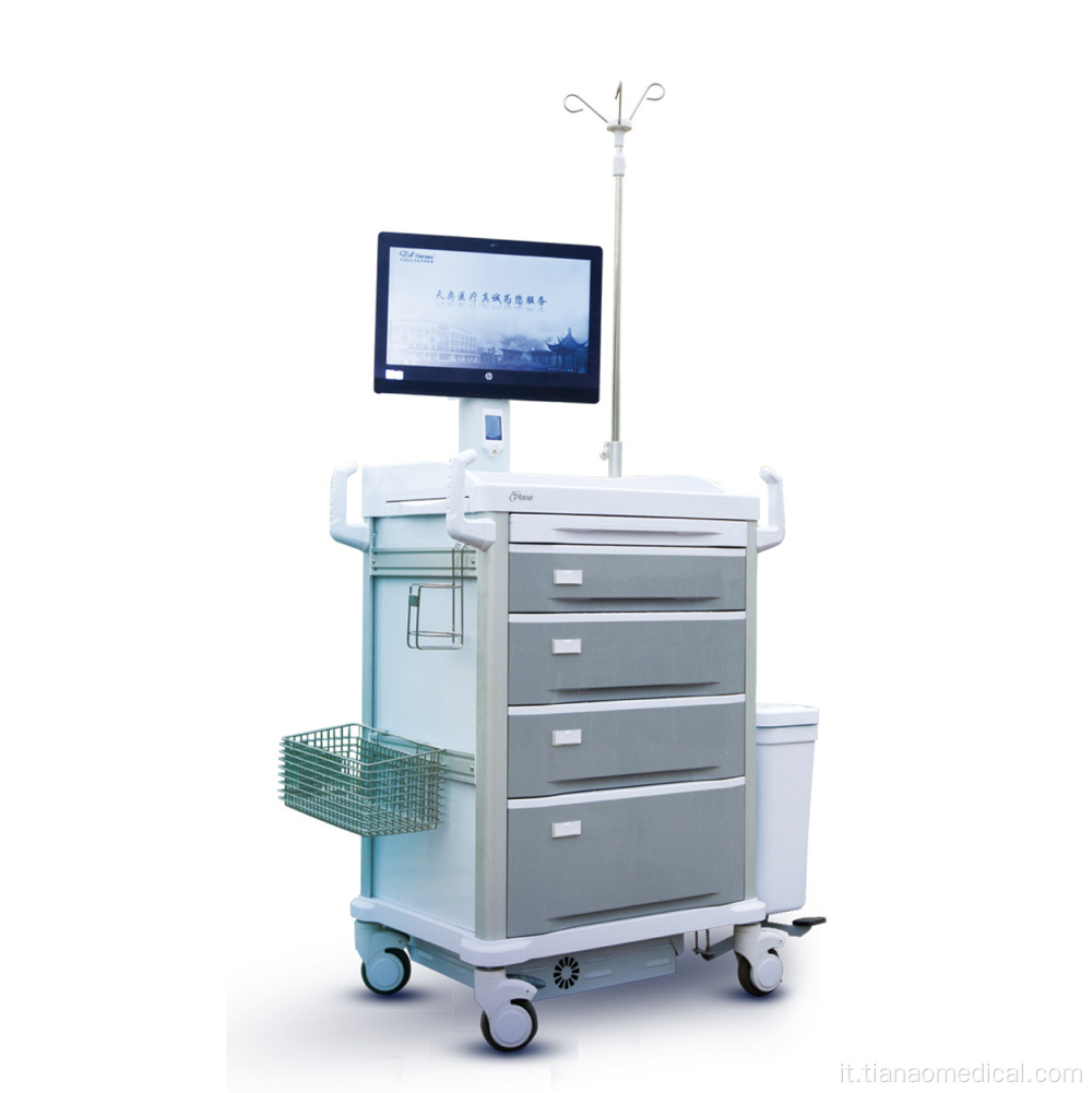 Workstation per infermiere mobile ABS intelligente Tianao Hospital