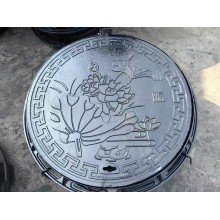 Custom ductile cast iron manhole cover