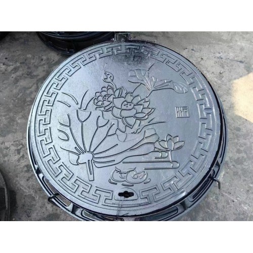 Custom ductile cast iron manhole cover