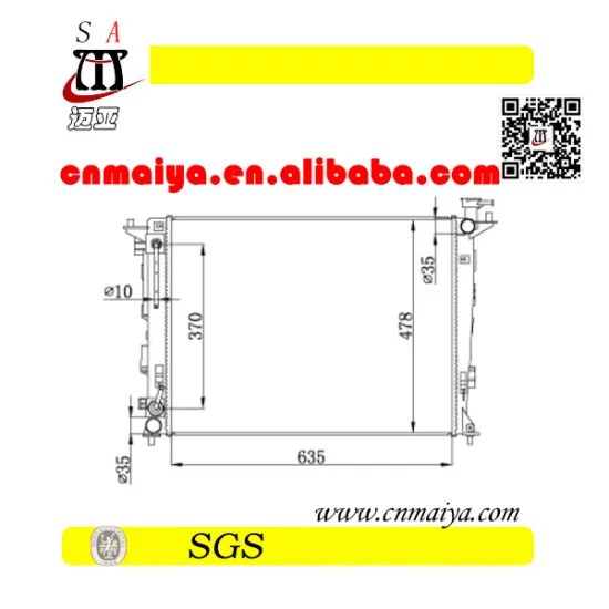 25310-2Z100 heating radiator
