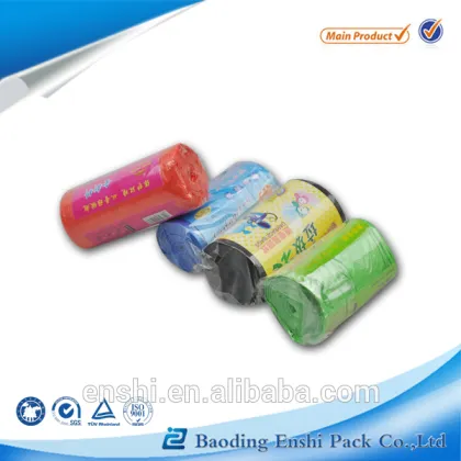 Customize Any Size LLDPE Colored Plastic Garbage Bag Trash Bag                        
                                                Quality Choice