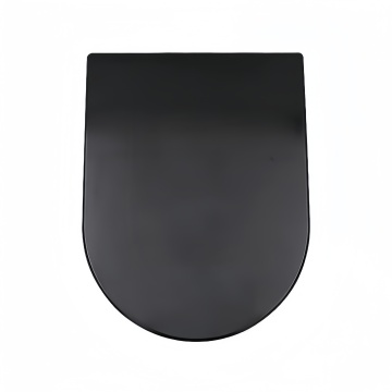 Black Duroplast Toilet Seat-Soft Close U Shape