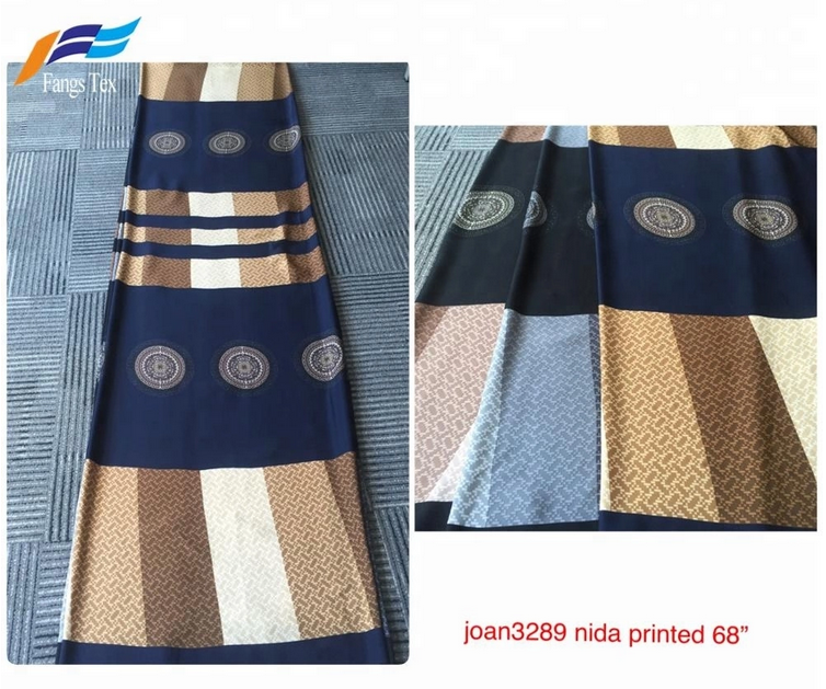Islamic Muslim Bangladesh 100% Polyester Nida Printed Fabric