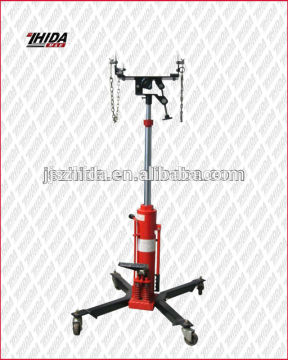 0.5T Telescoping cylinder rams,vertical hydraulic Transmission Jack with foot pump