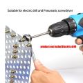 Hand Rivet Nut Gun Head with 10PCS Nuts Simple Rivet Nut Installation Manual Riveter Nut Tool Accessory for Nuts M3 M4 M5 M6 M8