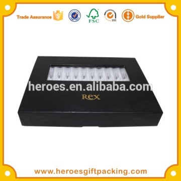 Trade Assurance Customized PVC Transparent Window Cosmetic Paper Box