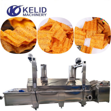 Electric/Gas Type Continuous Fryer Automatic Samosa Frying Machine