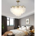 LEDER White Glass Room Chandeliers