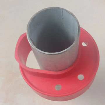 Einstellbarer Vinylzaun nach dem Leveling -Kragen für 2,375 -Zoll -OD -Rohre