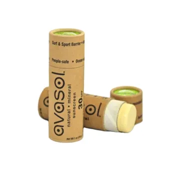 Custom Biodegradable Craft Deodorant Paper Container Tube