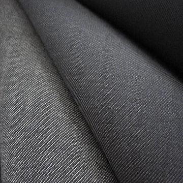 Woolen twill suit fabric, 100% woolen, super 100s, weighs 270g/m, width of 58/60 inches