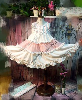 white cake dress