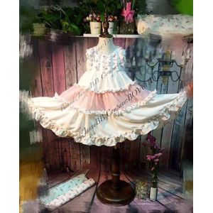 Kids girls doll cake dress