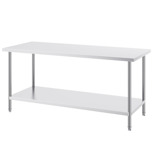 stainless steel work table for hotels