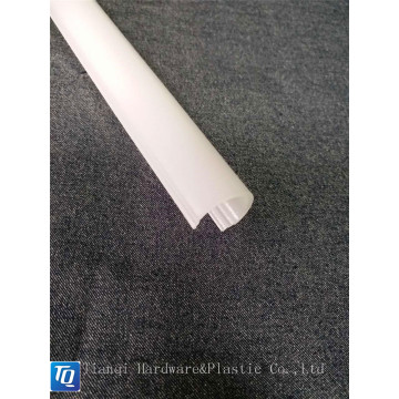 Tianqi aibaba com polycarbonate extrusion lighting accessories led plastic strip light diffuser or clear cover