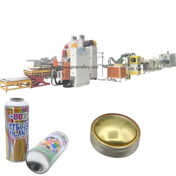 57 Aerosol bottom lid production line