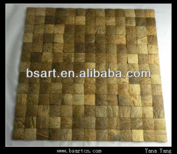 Eco-friendly coconut decorative panel