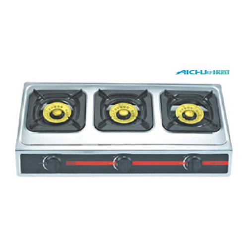 Cast Iron Gas Stove 3 Burners