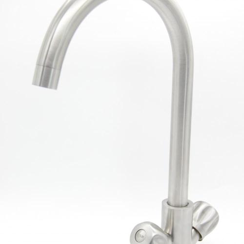 ก๊อกน้ำอ่างล้างหน้าแบบไม้ไผ่ทองแดงโบราณอ่างล้างหน้า Faucet Faucet Bathroom