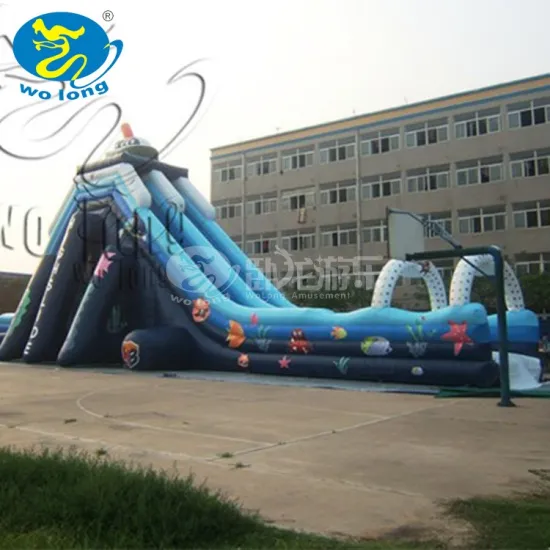 outdoor inflatable bouncer with slide, small inflatable slide