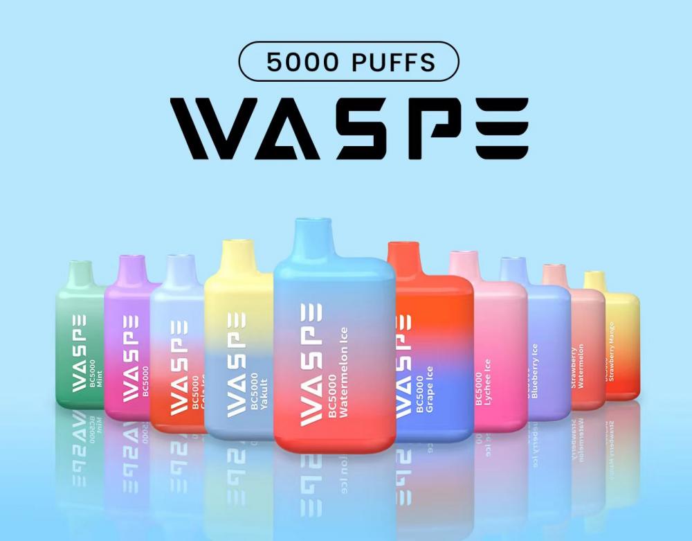 WASPE 5000 PUFF PUFF Authentic Vape Electibed E-Cig Hà Lan