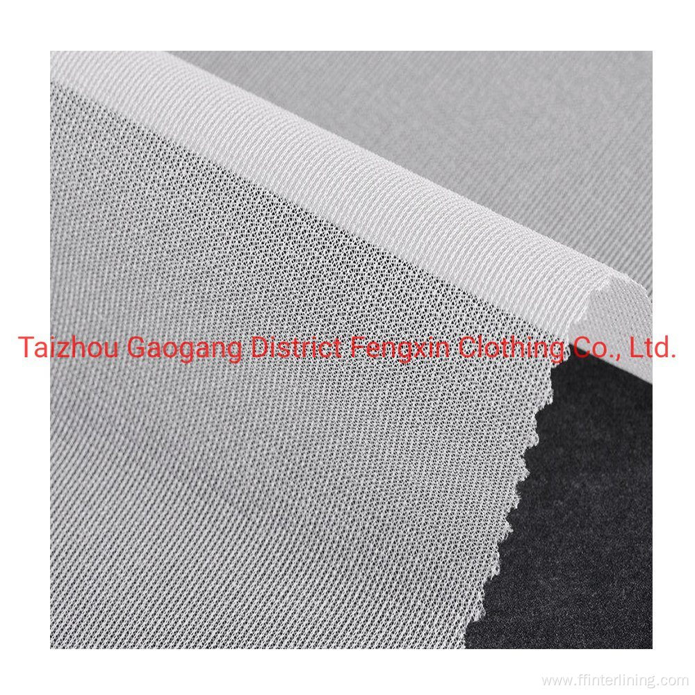 100% Polyester Circular Knitted Interlining for Suits