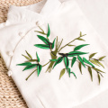 Green Bamboo Patch DIY Repair Embroidery Patch