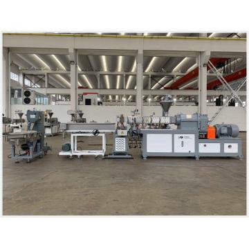 PVC Plastic Twin Screw Extruder Machine/Price of Carbon Black Per Ton Filler Masterbatch Plastic Extrusion