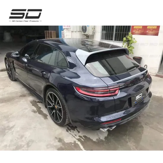 M Style Carbon Fiber Bodykit Rear Trunk Spoiler and Roof Wing for Porsche PANAMERA 971
