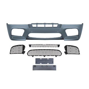 X6M النمط الخلفي الأمامي المصد الناشر الشفاه PP ABS KIT لـ BMW X6 E71