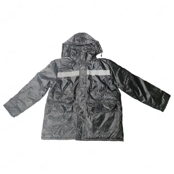 IMPA 190611-14 Marine Reflective Stripe Winter Coat Windbreaker Hooded Parka: Visibility and Warmth in Style