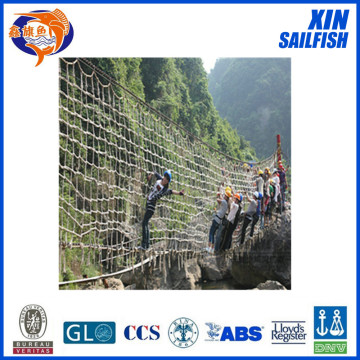 3 strand 25mm nylon rope net